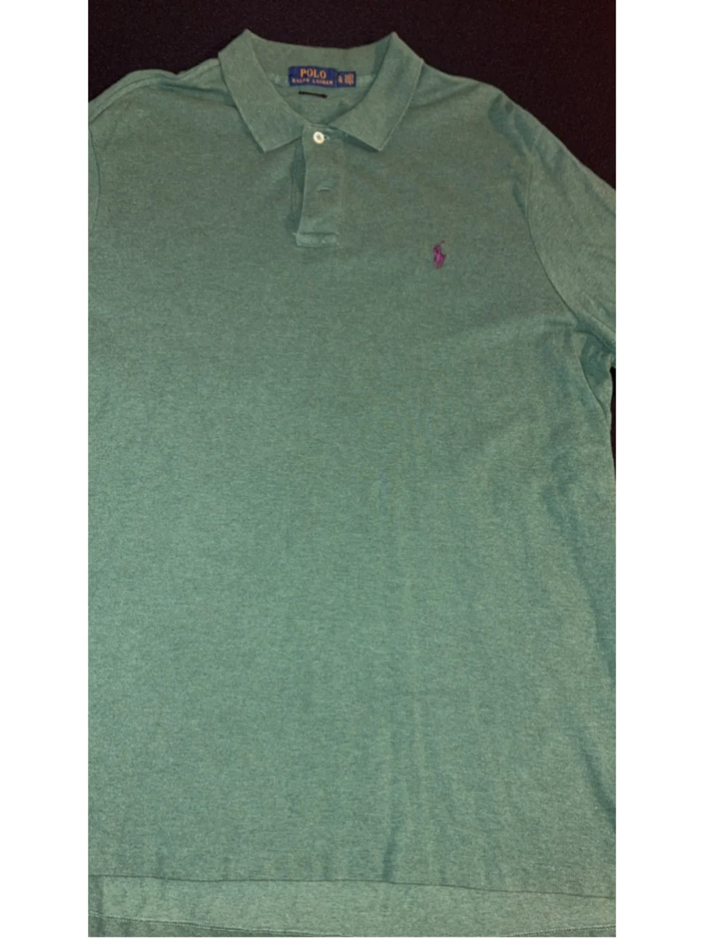 Polo Ralph Lauren Men's Classic Fit Pique Polo Shirt in Heather Green XL